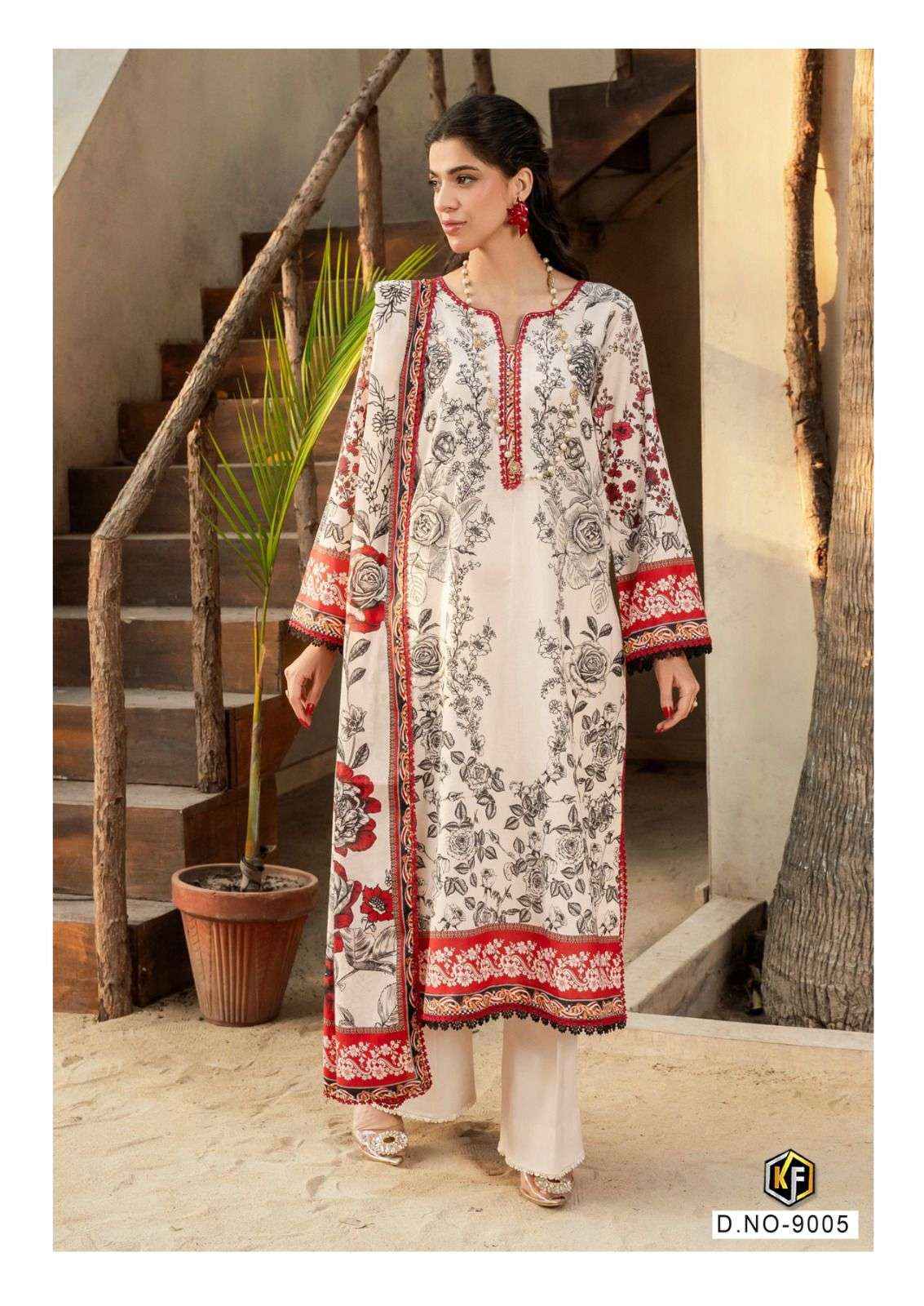 Keval Fab Qurbat Nx Vol 9 Cotton Dress Material 6 pc Cataloge