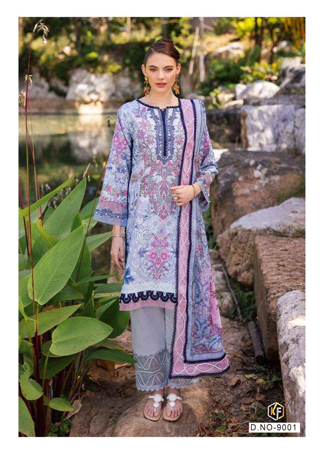 Keval Fab Qurbat Nx Vol 9 Cotton Dress Material 6 pc Cataloge
