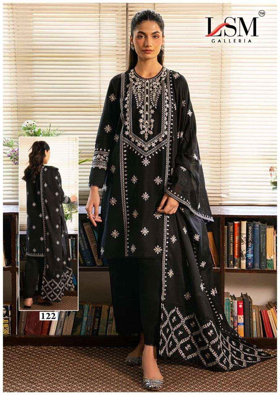 LSM Galleria Black & White Vol 2 Readymade Cotton Dress 6 pcs Catalogue