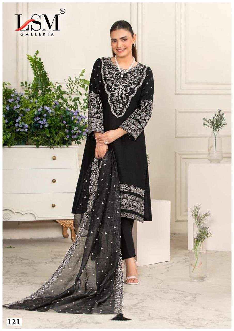 LSM Galleria Black & White Vol 2 Readymade Cotton Dress 6 pcs Catalogue