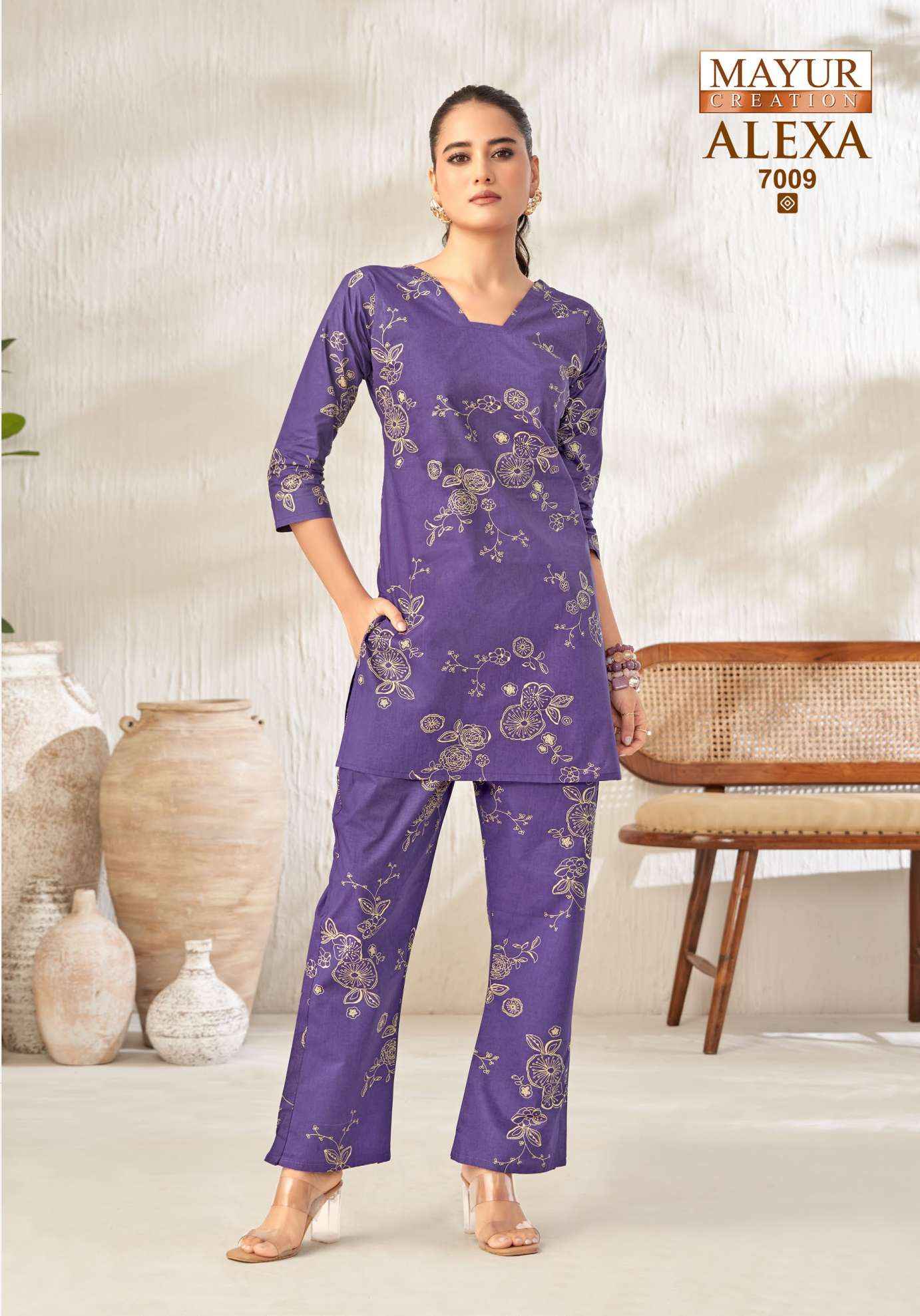 Mayur Creation Alexa Vol 7 Cotton Cord Set 10 pcs Catalogue