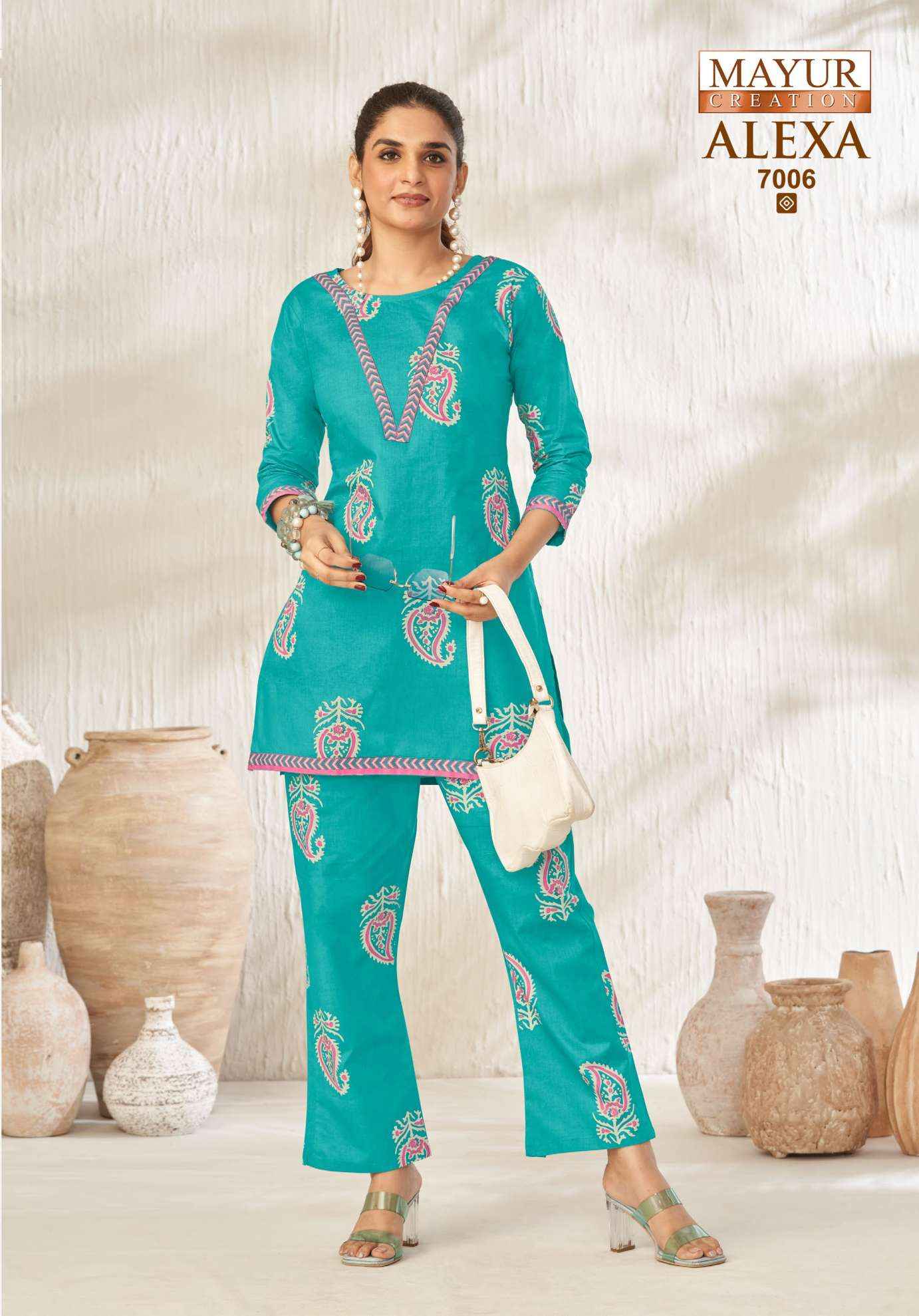 Mayur Creation Alexa Vol 7 Cotton Cord Set 10 pcs Catalogue