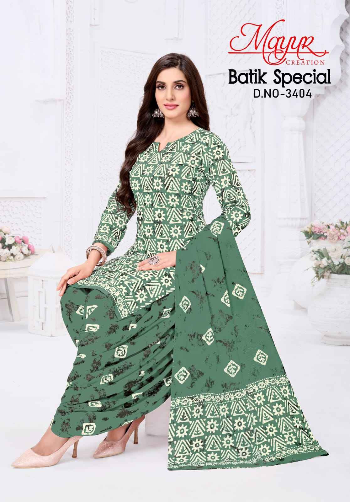Mayur Creation Batik Special Vol 34 Cotton Dress Material 10 pcs Catalogue