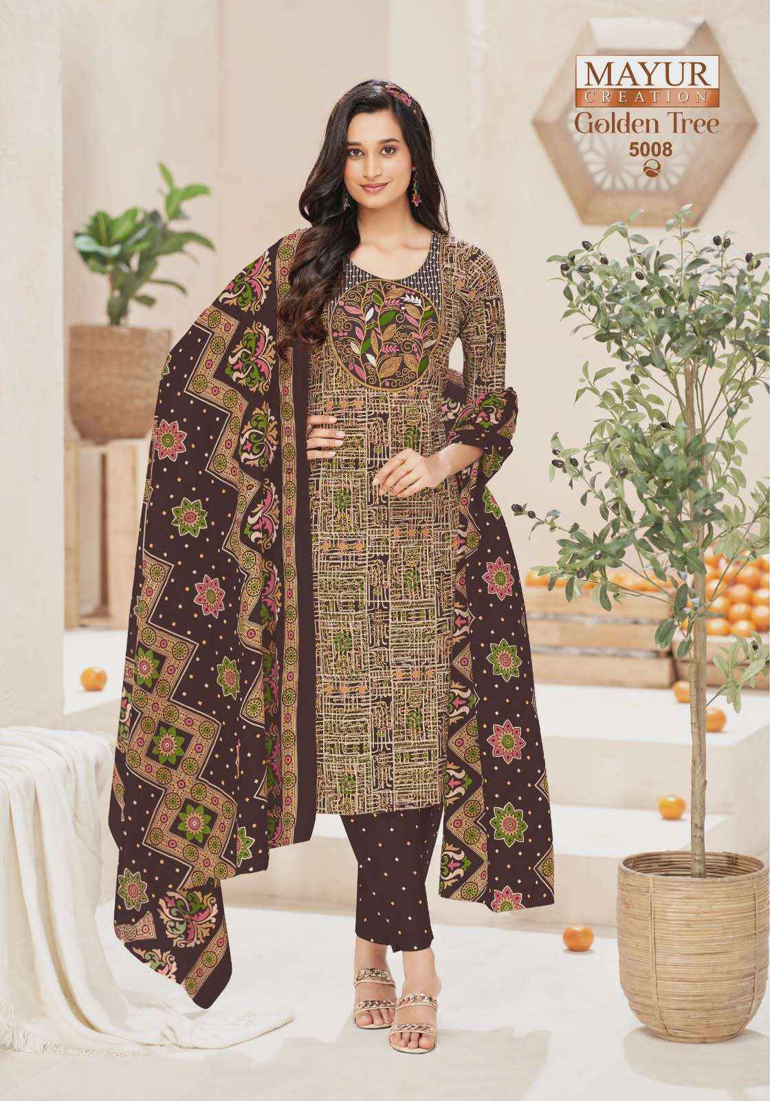 Mayur Creation Golden Tree Vol 5 Readymade Cotton Dress 10 pcs Catalogue