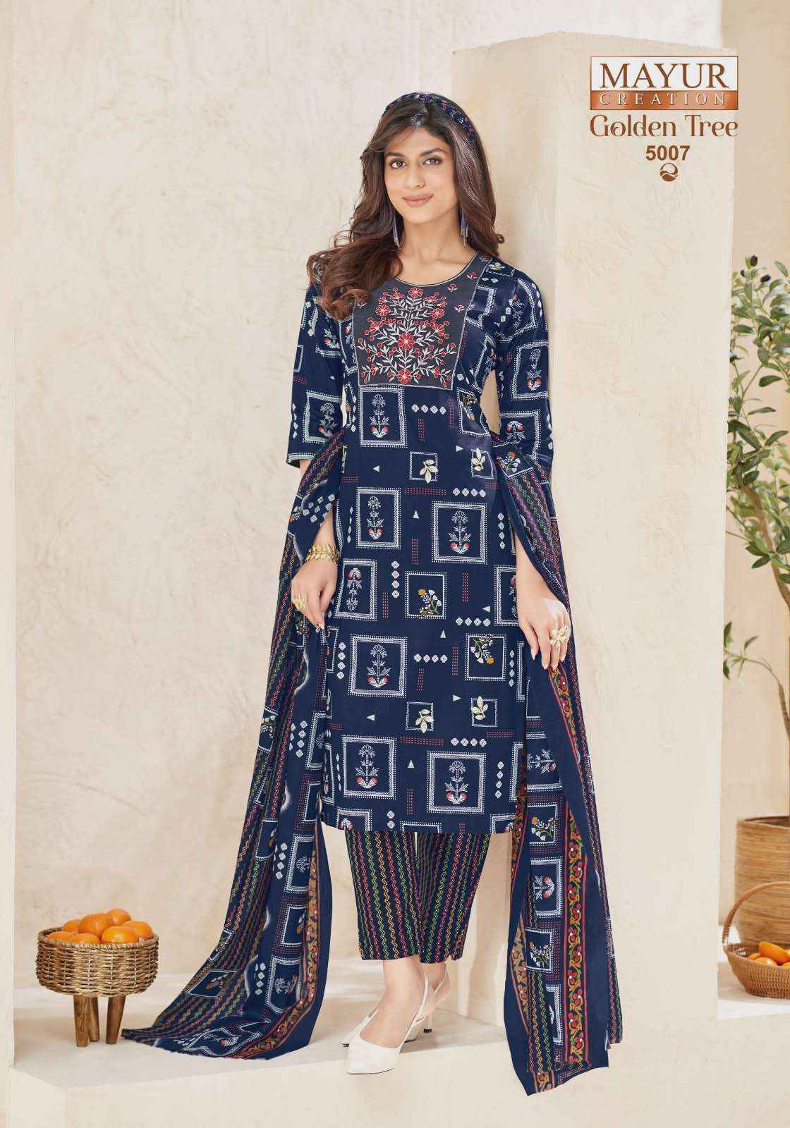 Mayur Creation Golden Tree Vol 5 Readymade Cotton Dress 10 pcs Catalogue