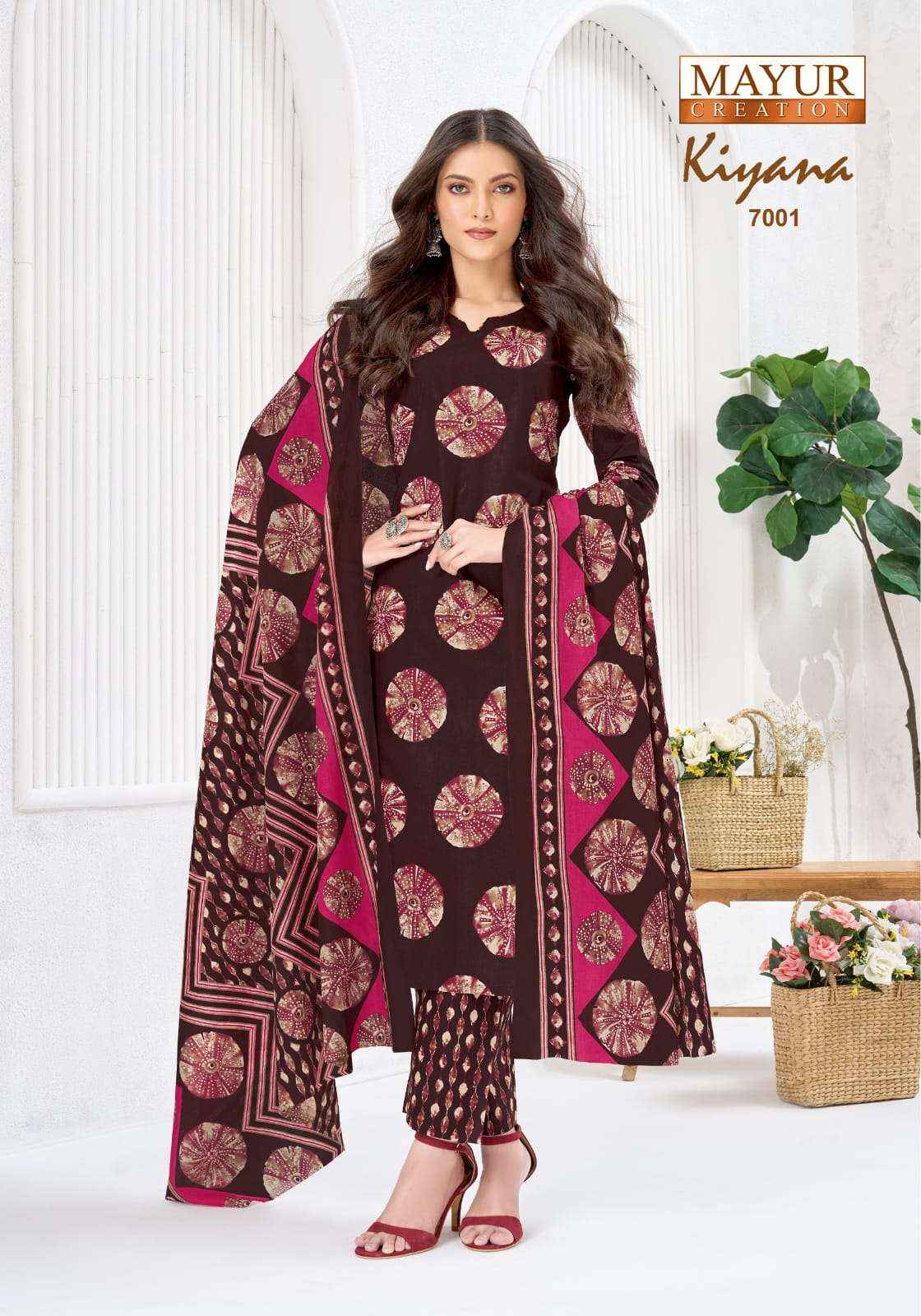 Mayur Creation Kiyana Vol 7 Readymade Cotton Dress 10 pcs Catalogue