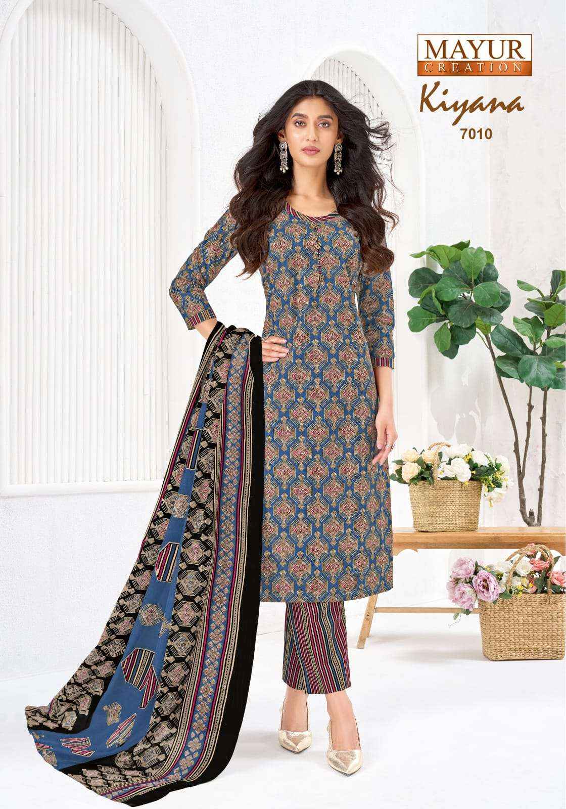 Mayur Creation Kiyana Vol 7 Readymade Cotton Dress 10 pcs Catalogue