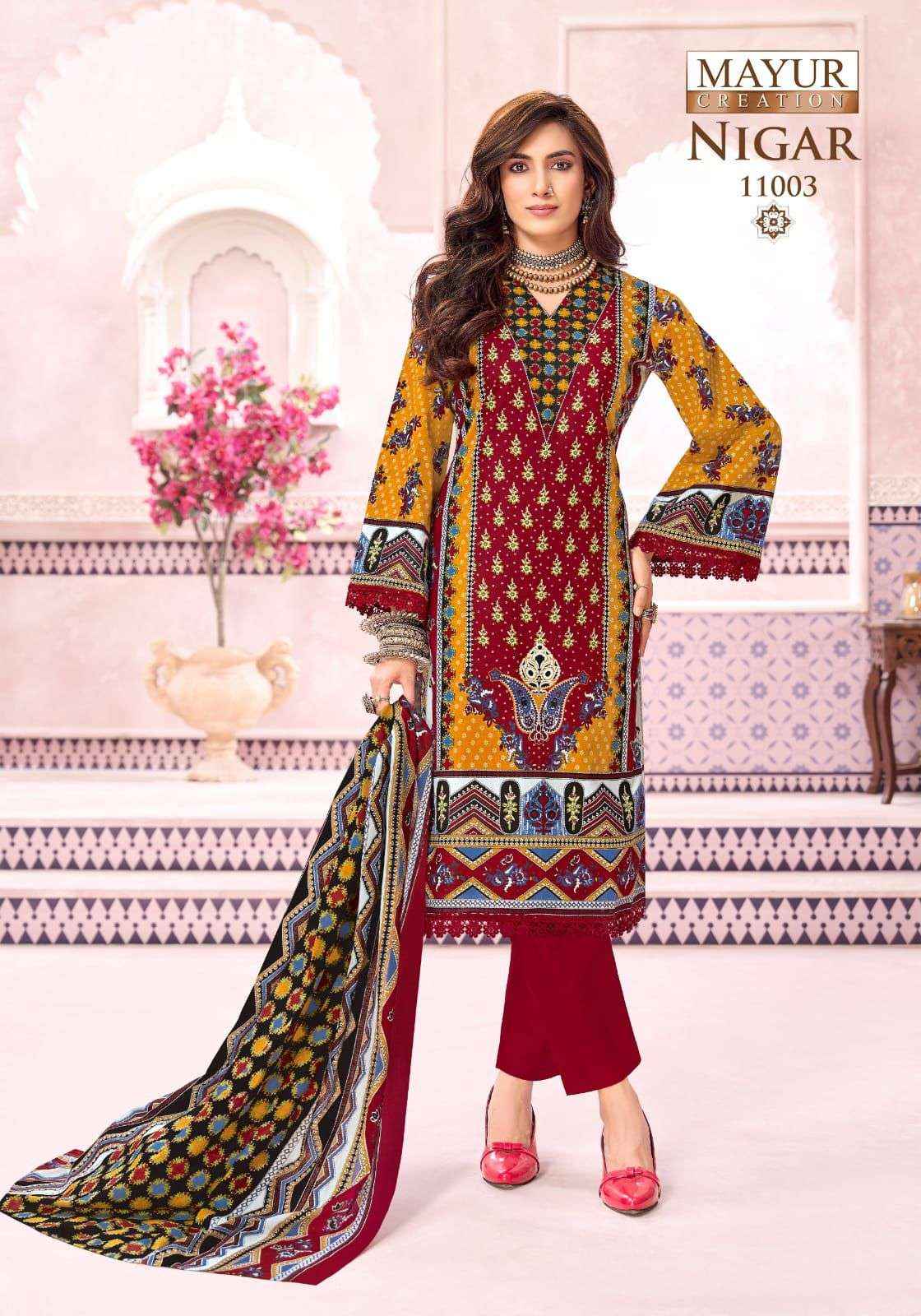 Mayur Creation Nigar Vol 11 Cotton Dress Material 8 pcs Catalogue
