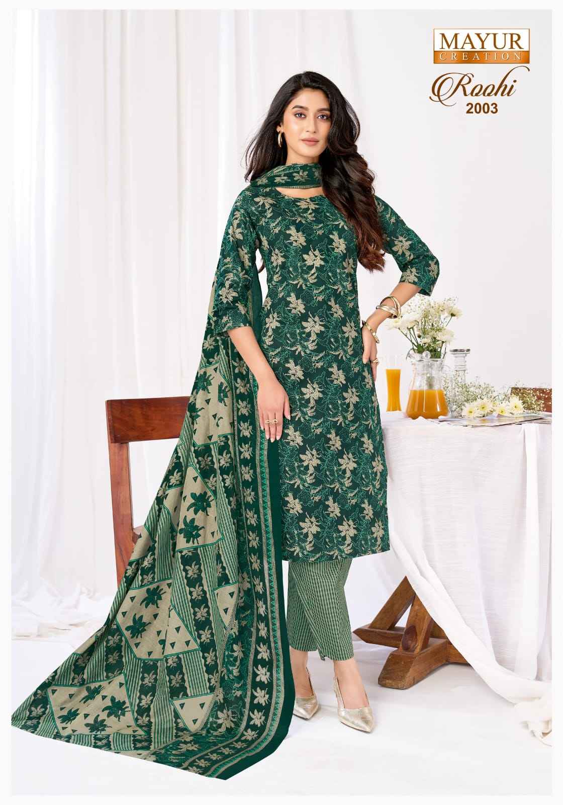 Mayur Creation Roohi Vol 2 Cotton Dress Material 10 pcs Catalogue