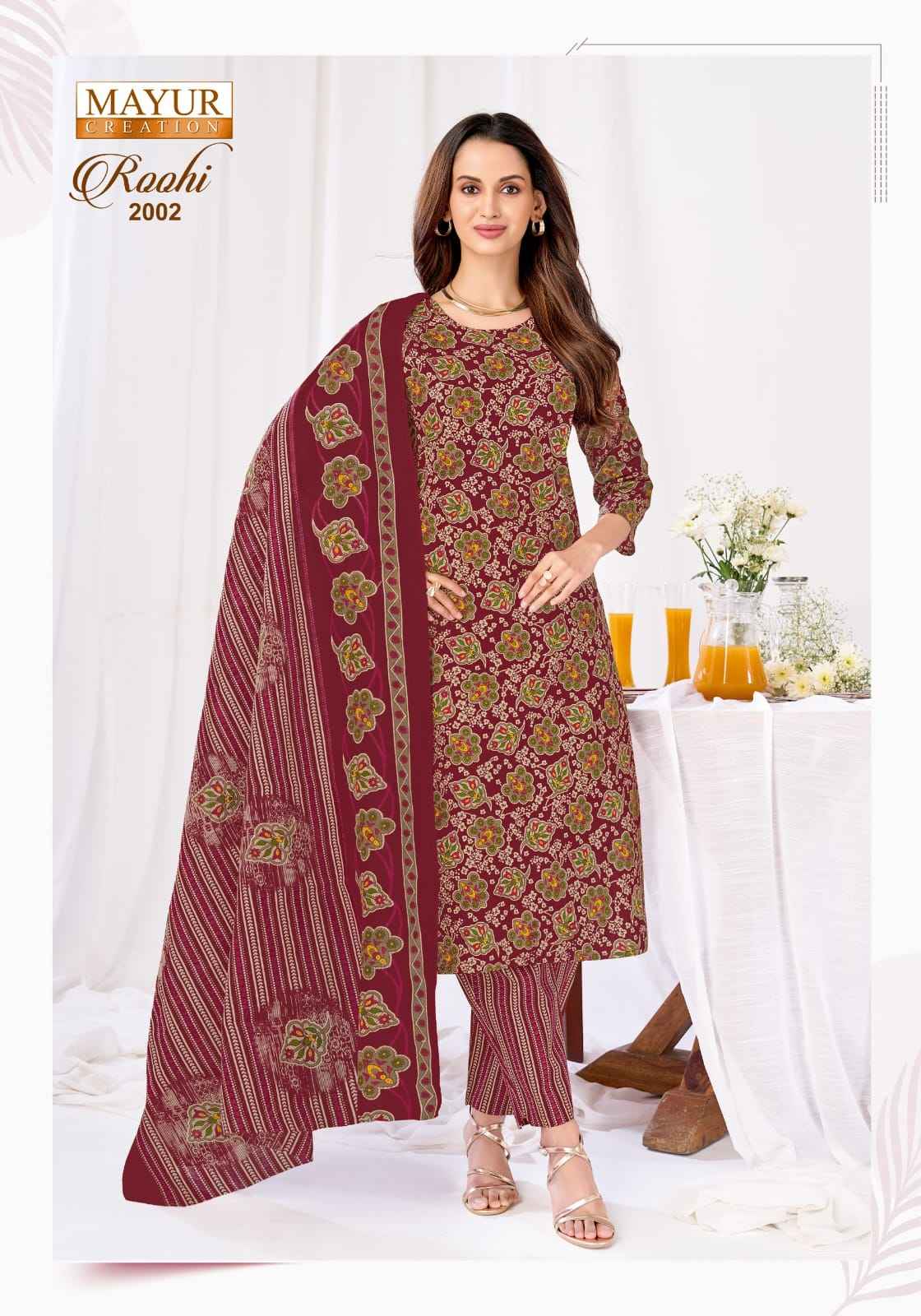 Mayur Creation Roohi Vol 2 Cotton Dress Material 10 pcs Catalogue