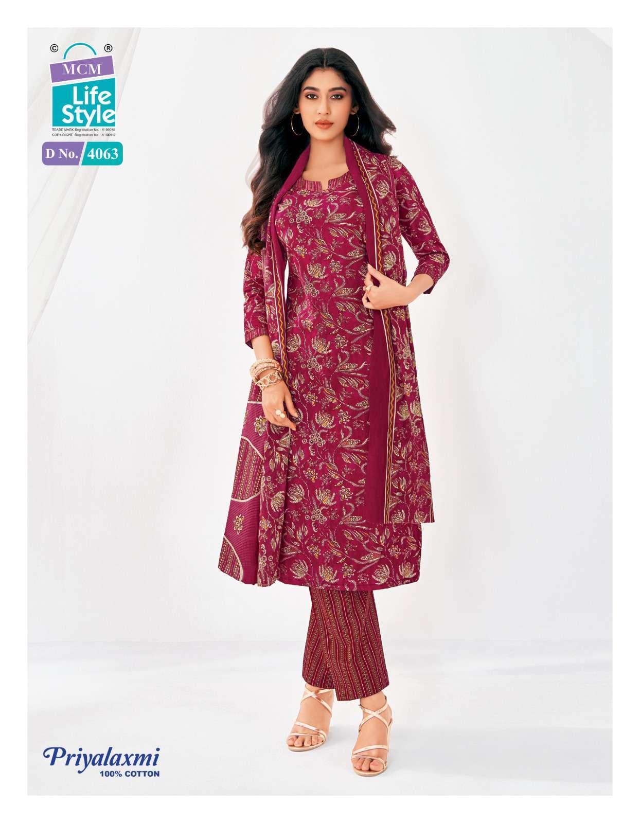 MCM Lifestyle Priyalaxmi Vol 40 Readymade Cotton Dress 20 pcs Catalogue