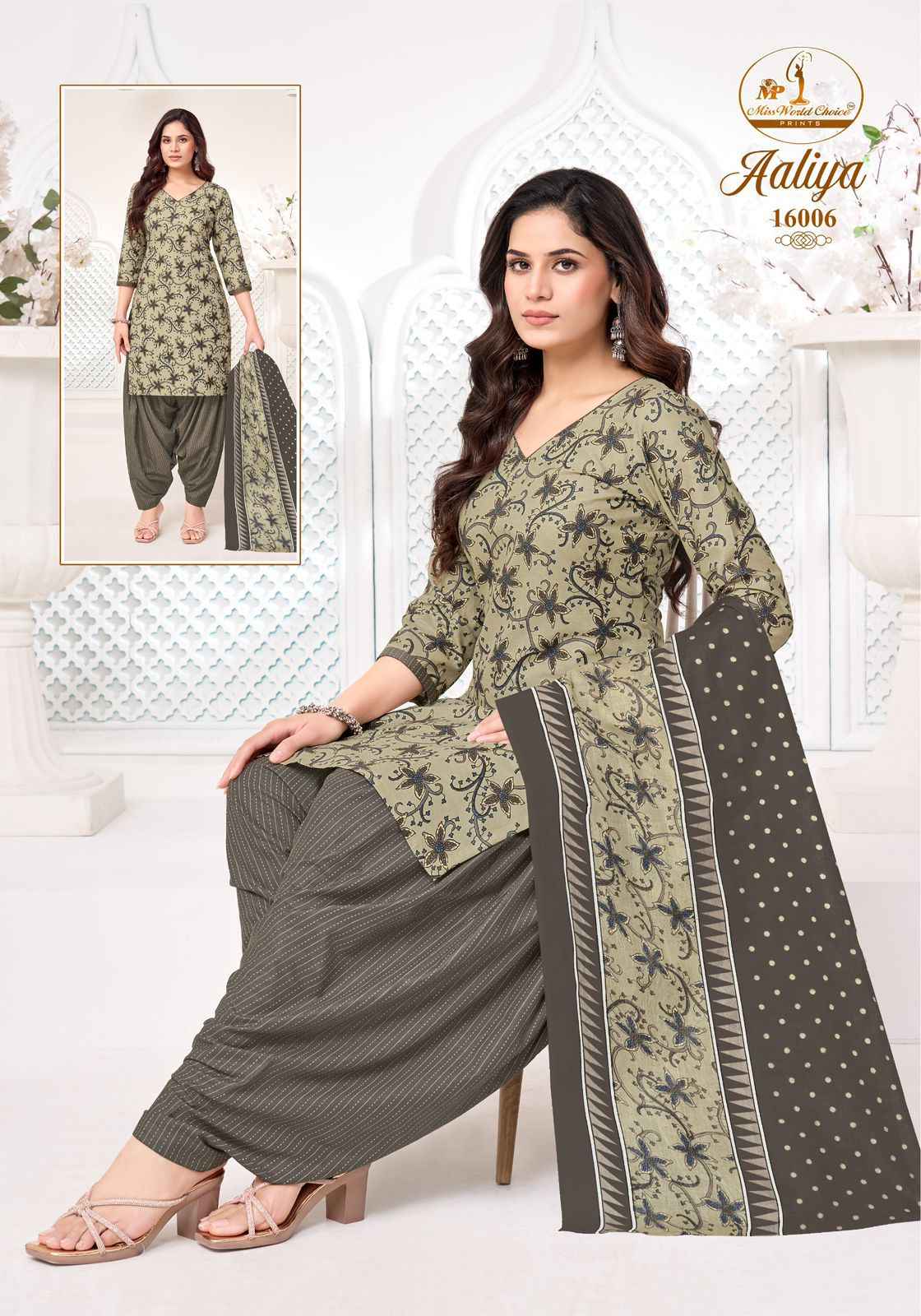 Miss World Choice Aaliya Vol 16 Readymade Cotton Dress 10 pcs Catalogue