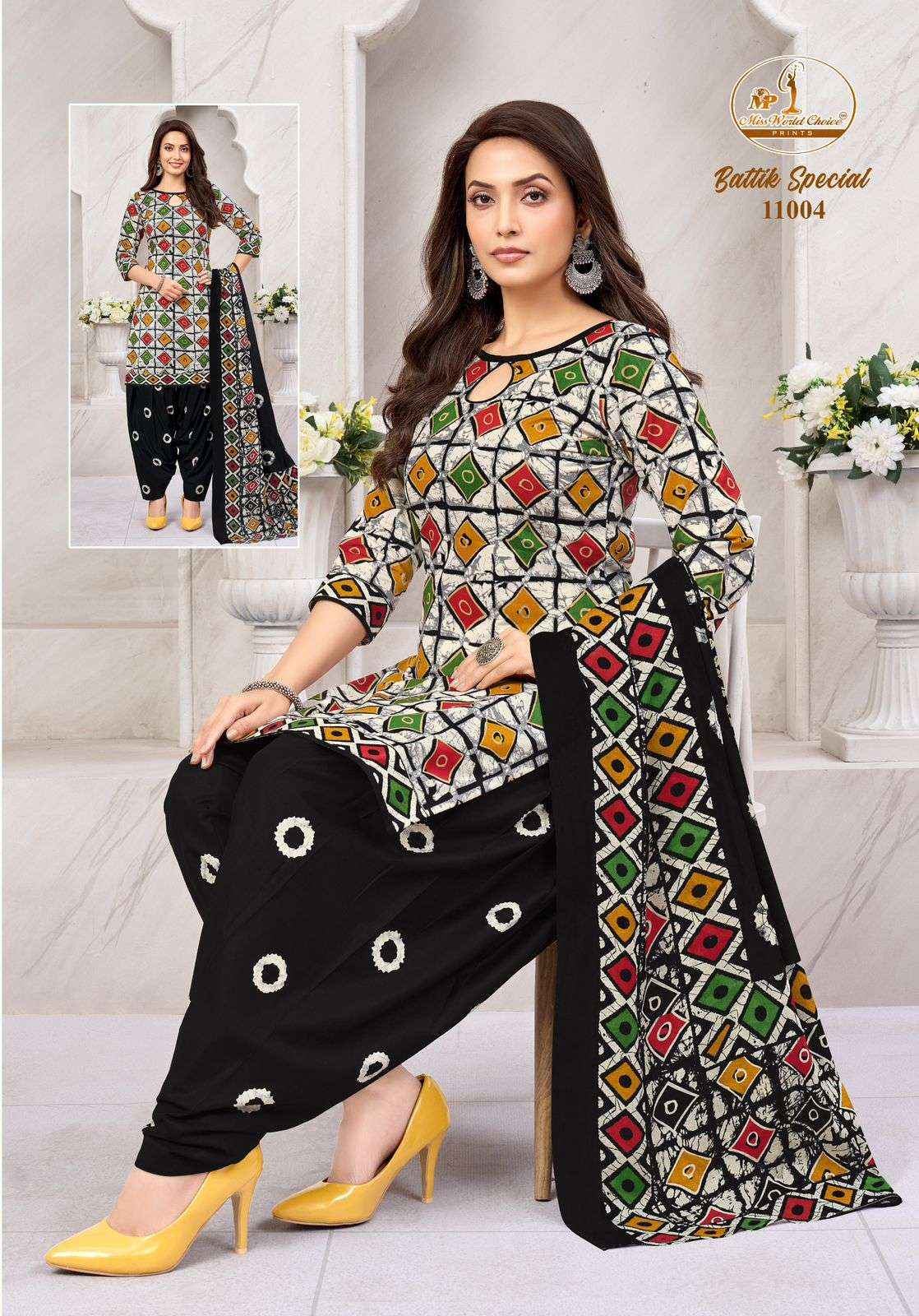 Miss World Choice Batik Special Vol 11 Readymade Cotton Dress 10 pcs Catalogue