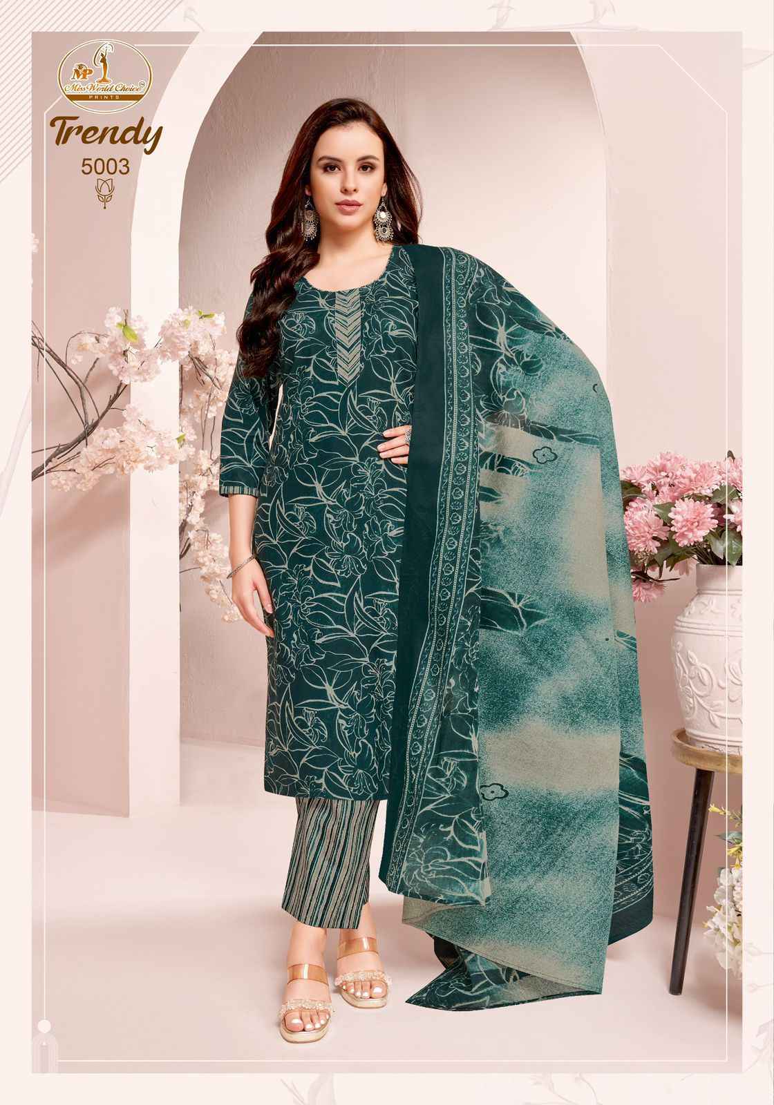 Miss World Choice Trendy Vol 5 Cotton Dress Material 10 pcs Catalogue