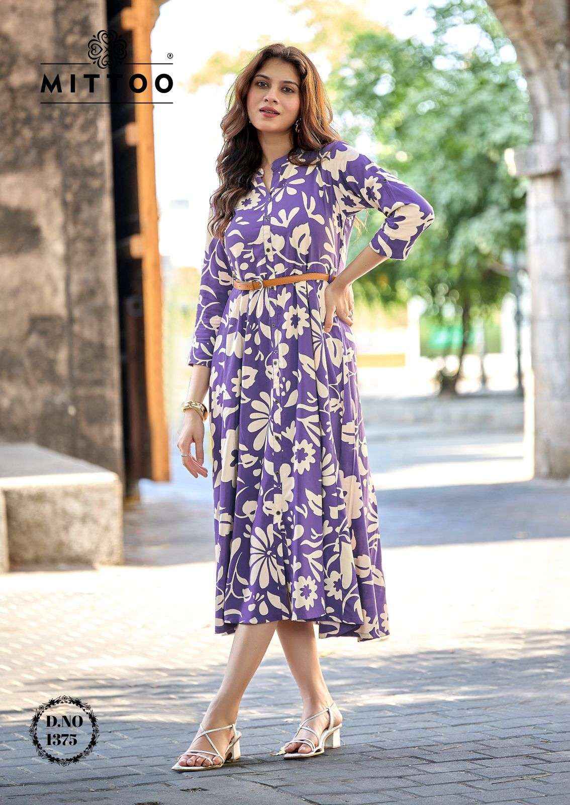 Mittoo Belt Vol 26 Rayon Kurti 6 pcs Catalogue