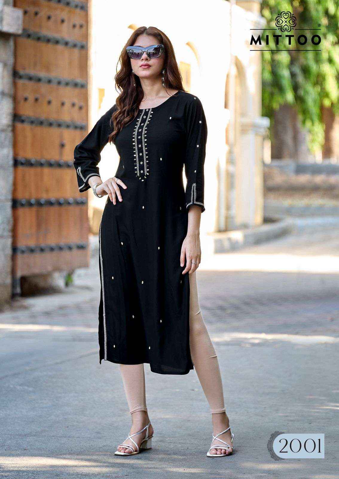 Mittoo Haya Rayon Kurti 6 pcs Catalogue
