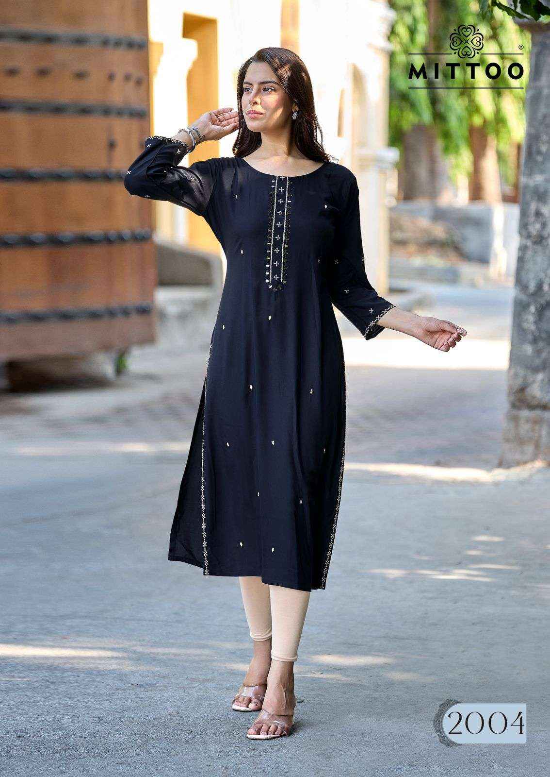 Mittoo Haya Rayon Kurti 6 pcs Catalogue