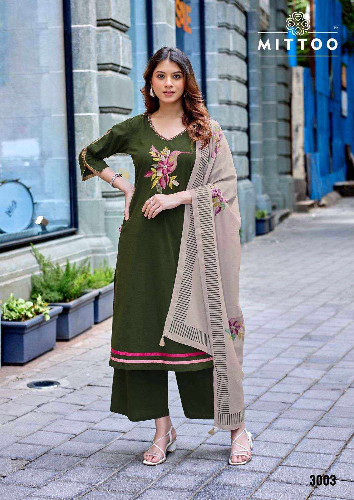 Mittoo Rehsham Cotton Kurti Combo 4 pcs Catalogue