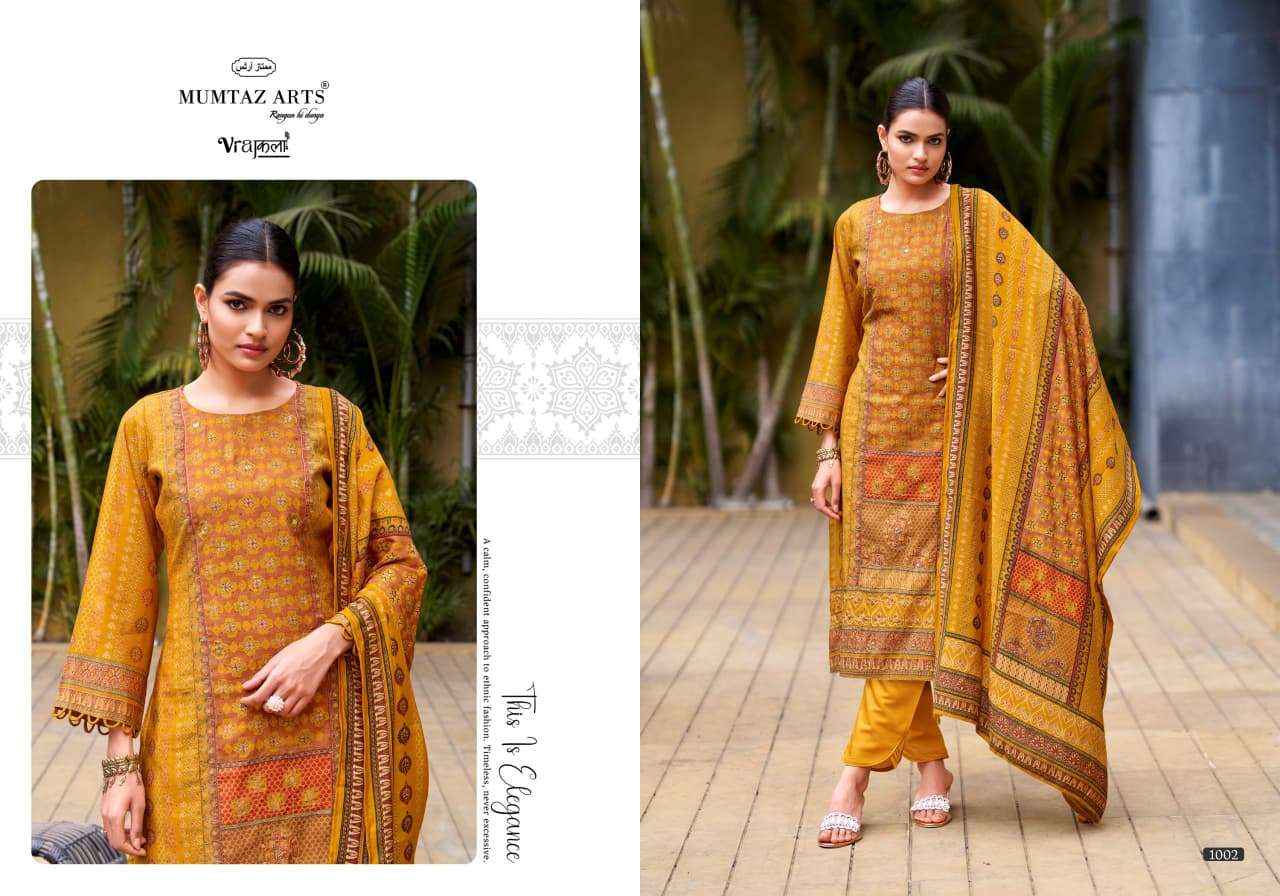 Mumtaz Arts Amour Viscose Muslin Dress Material 6 pcs Catalogue