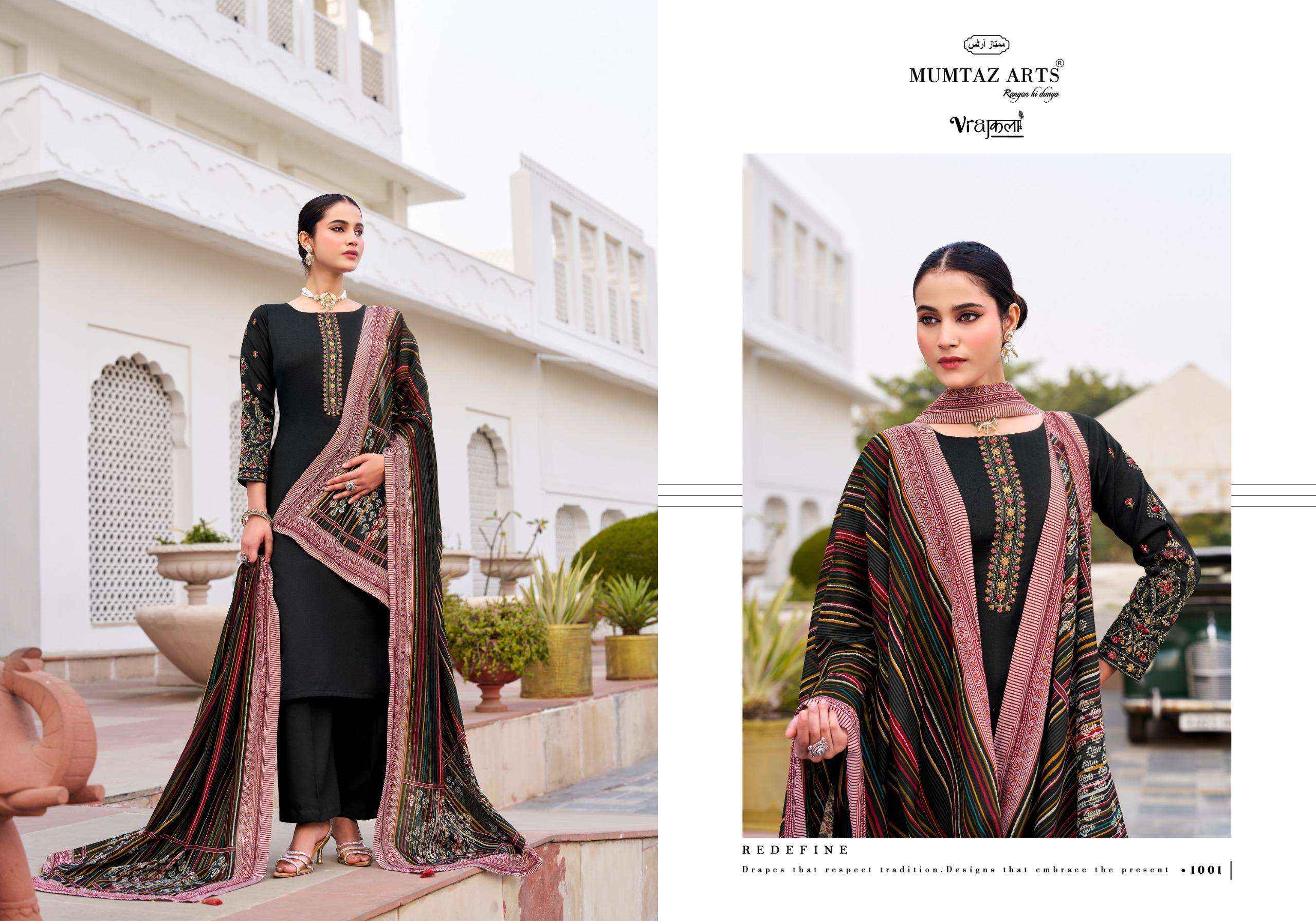 Mumtaz Arts Jamdani Viscose Dress Material 6 pcs Catalogue