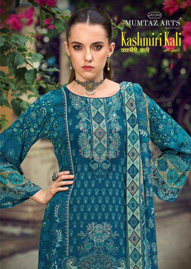 Mumtaz Arts Kashmiri Kali Viscose Rayon Dress Material 5 pcs Catalogue