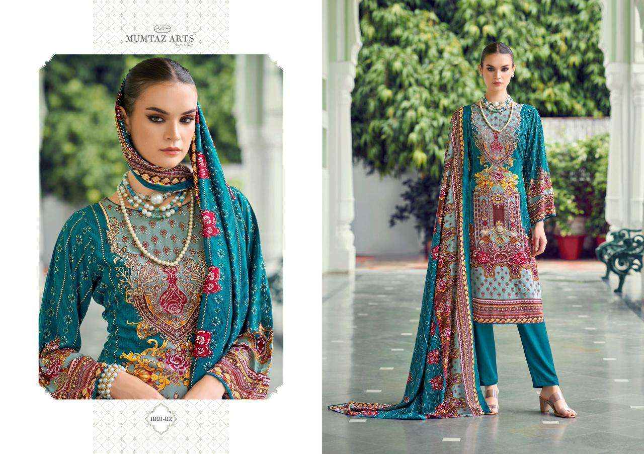 Mumtaz Arts Nafeeza Viscose Dress Material 5 pcs Catalogue