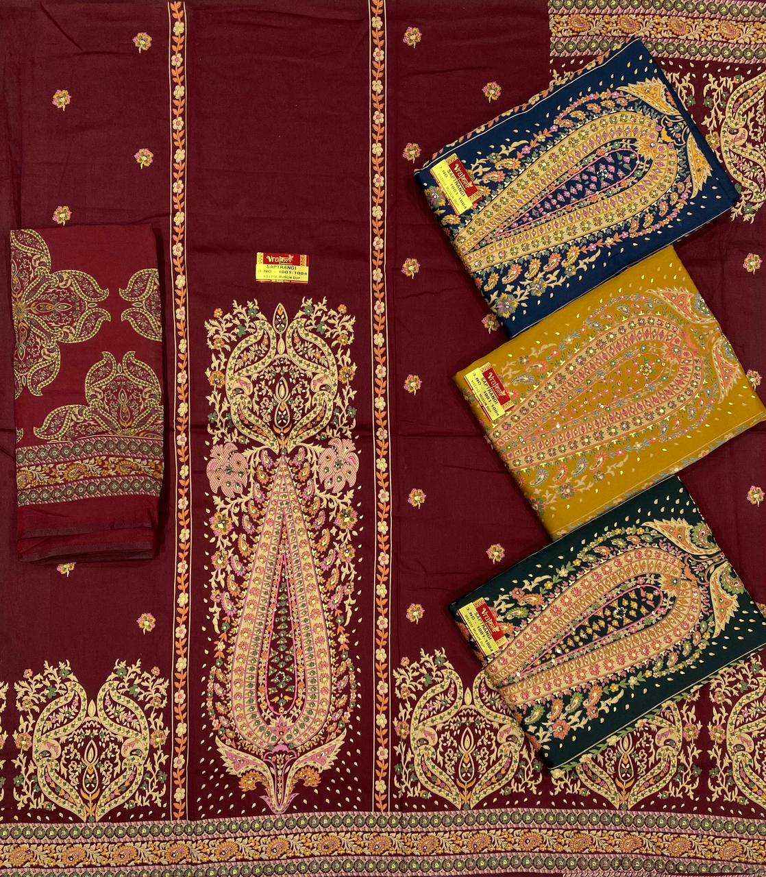 Mumtaz Arts Saptrangi Viscose Dress Material 4 pcs Catalogue