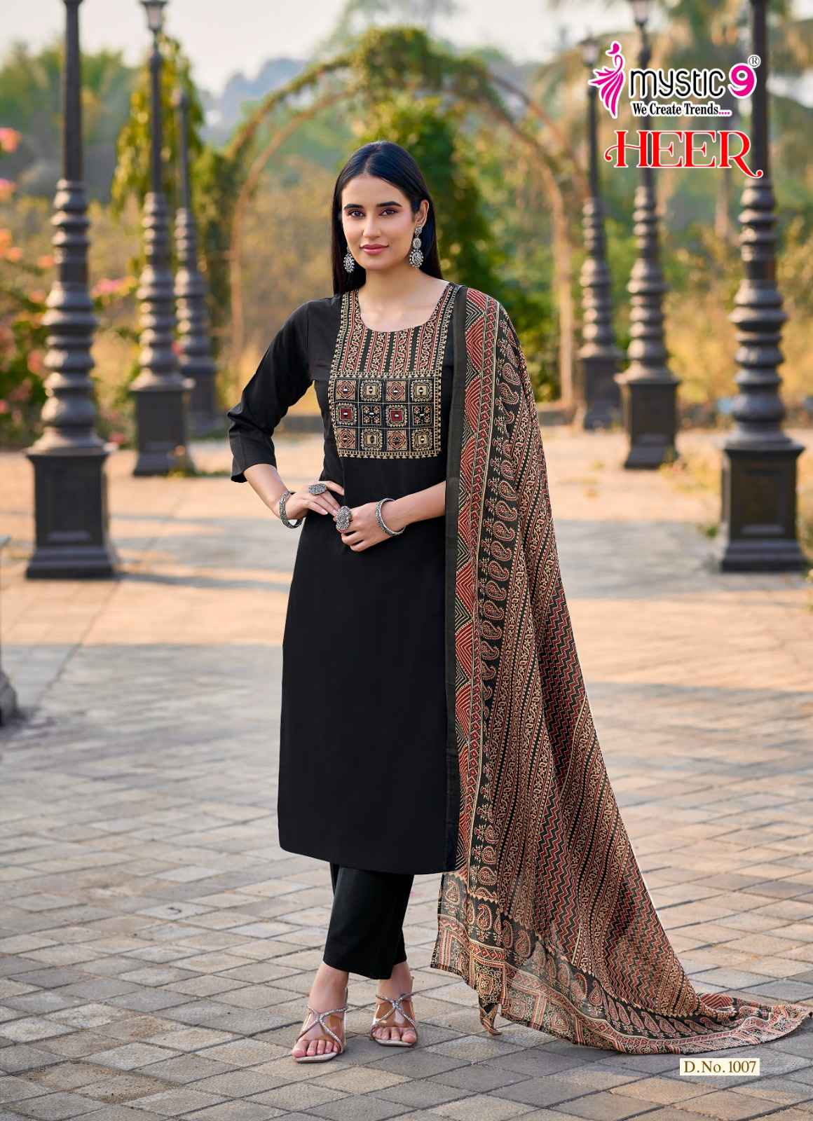 Mystic 9 Heer Vol 1 Cotton Kurti Combo 8 pcs Catalogue