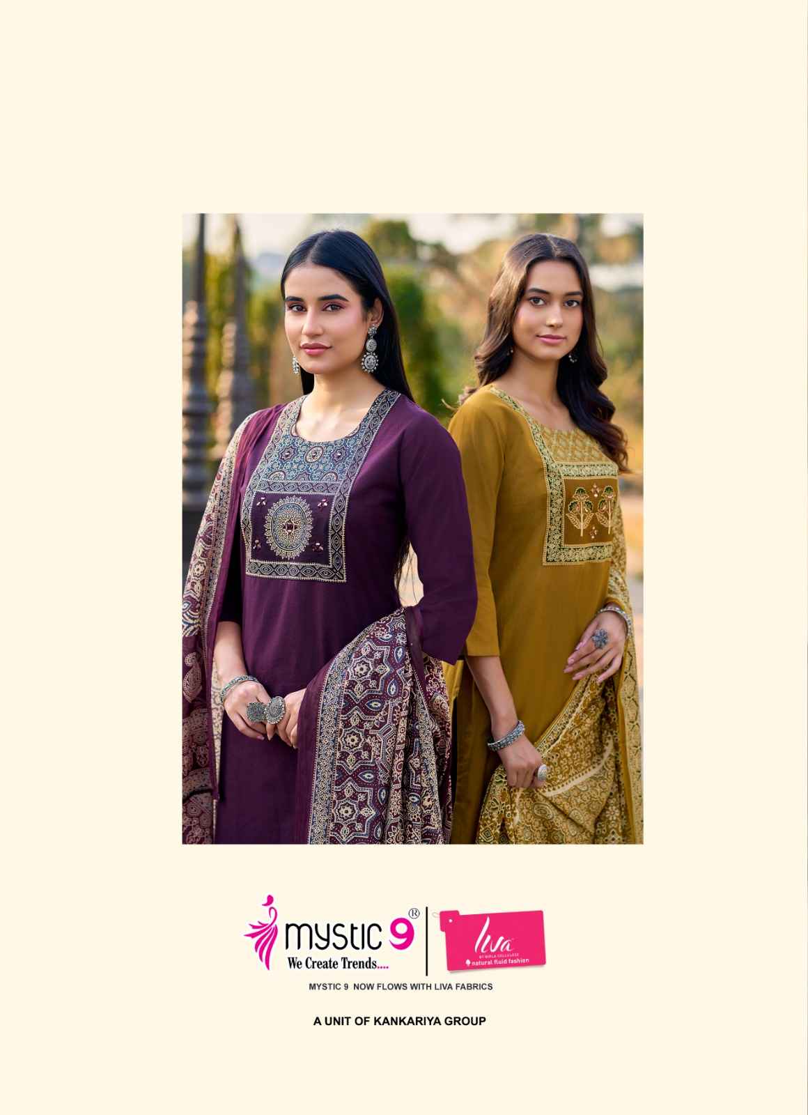 Mystic 9 Heer Vol 1 Cotton Kurti Combo 8 pcs Catalogue