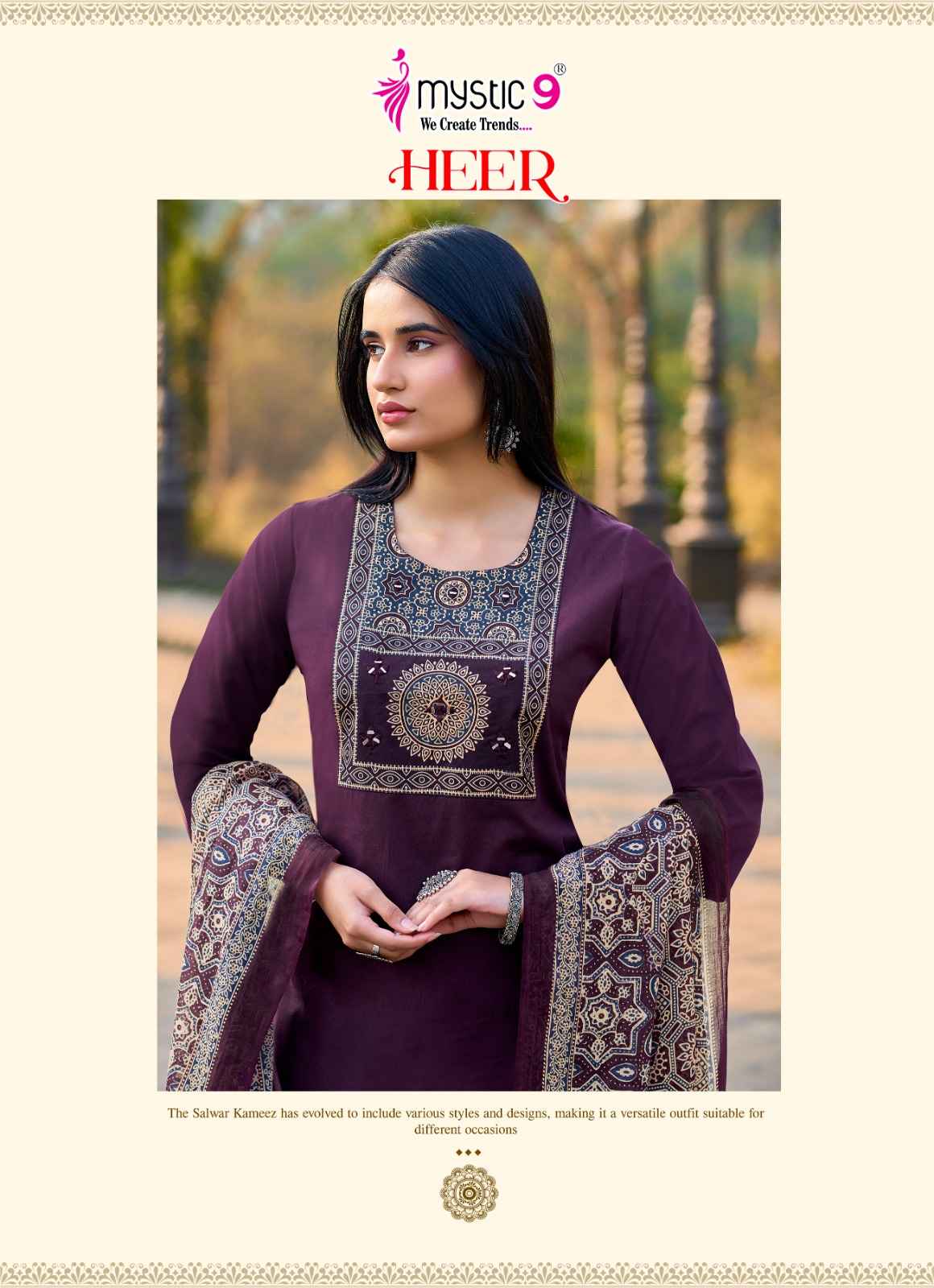 Mystic 9 Heer Vol 1 Cotton Kurti Combo 8 pcs Catalogue
