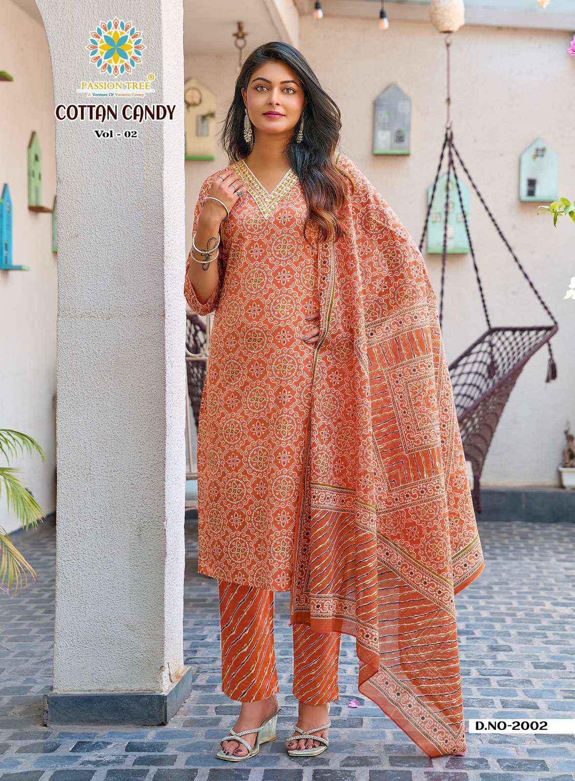 Passion Tree Cotton Candy Vol 2 Cotton Kurti Combo 8 pcs Catalogue
