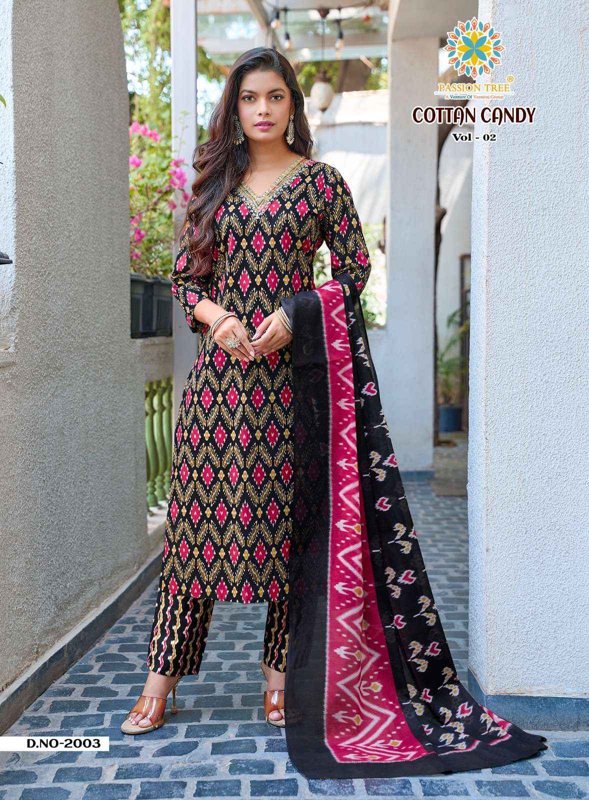 Passion Tree Cotton Candy Vol 2 Cotton Kurti Combo 8 pcs Catalogue