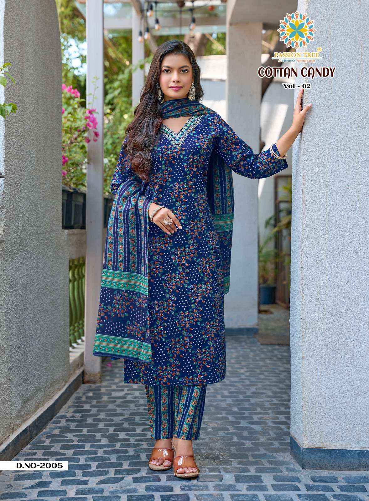 Passion Tree Cotton Candy Vol 2 Cotton Kurti Combo 8 pcs Catalogue