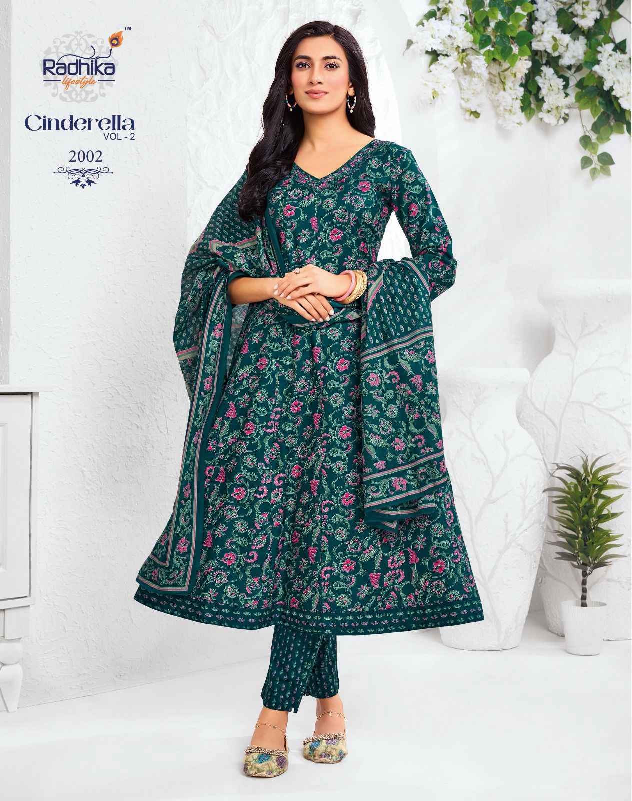 Radhika Lifestyle Cindrella Vol 2 Cotton Kurti Combo 8 pcs Catalogue