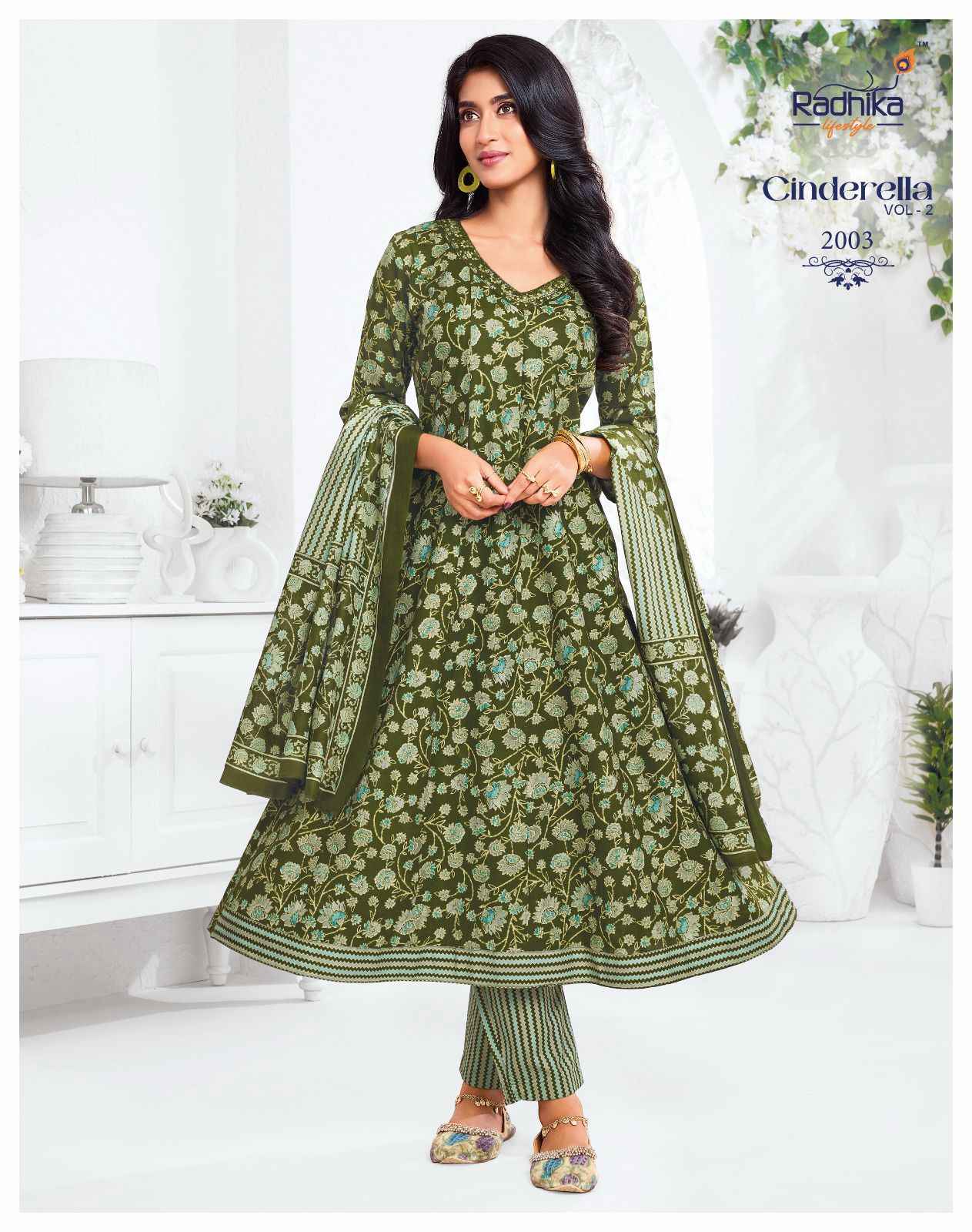 Radhika Lifestyle Cindrella Vol 2 Cotton Kurti Combo 8 pcs Catalogue