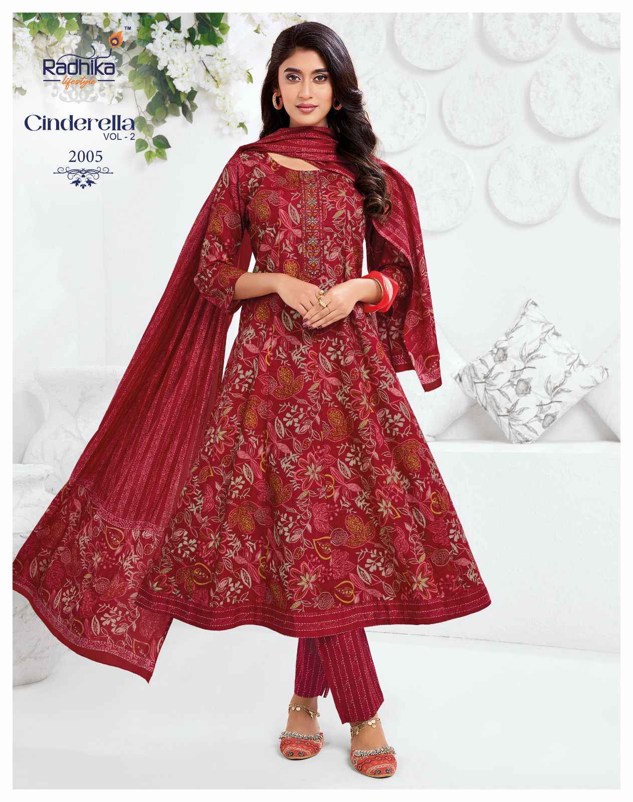 Radhika Lifestyle Cindrella Vol 2 Cotton Kurti Combo 8 pcs Catalogue
