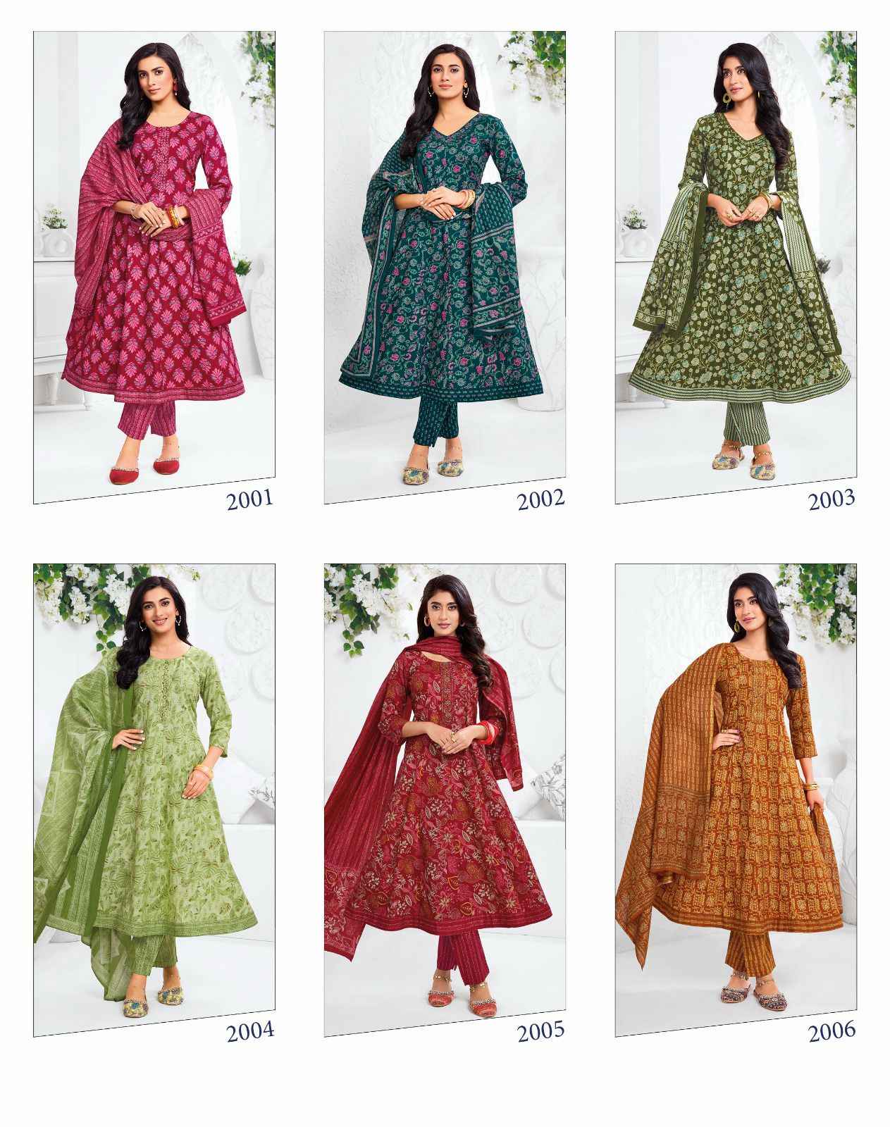 Radhika Lifestyle Cindrella Vol 2 Cotton Kurti Combo 8 pcs Catalogue