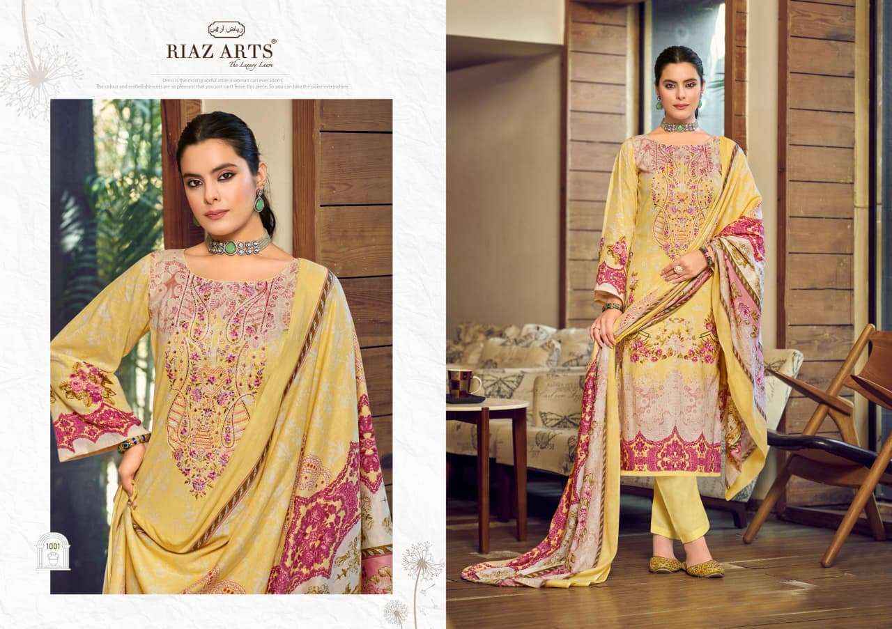 Riaz Arts Musafir Vol 33 Lawn Cotton Dress Material 6 pcs Catalogue