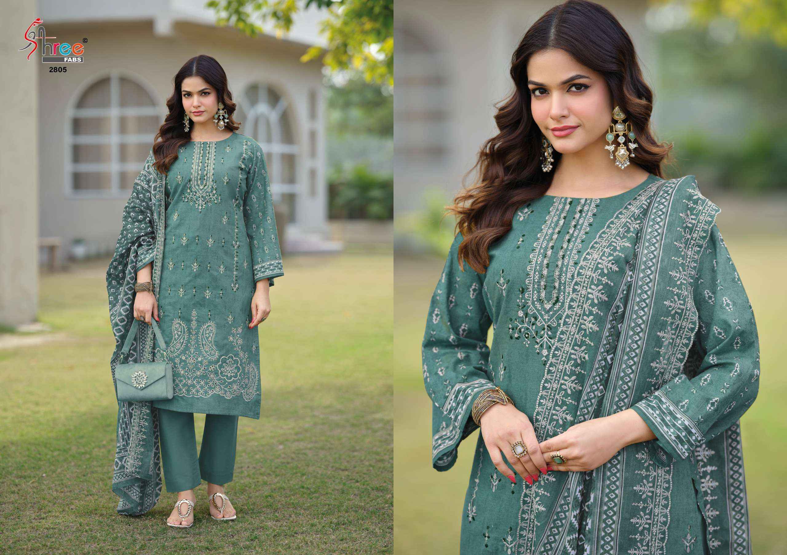 Shree Fabs Bin Saeed Lawn Collection Vol 28 Cotton Dress Material 6 pcs Catalogue