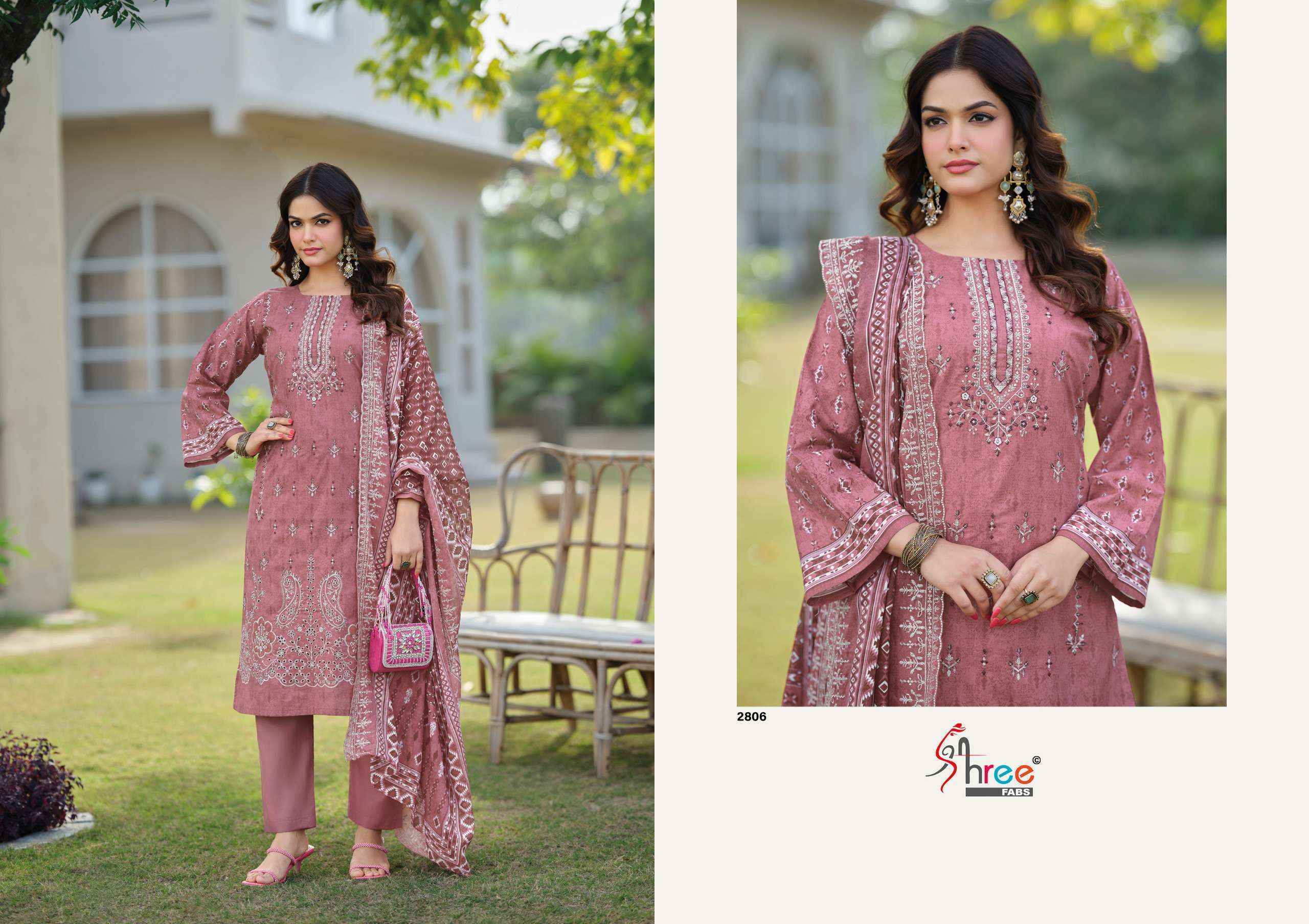 Shree Fabs Bin Saeed Lawn Collection Vol 28 Cotton Dress Material 6 pcs Catalogue