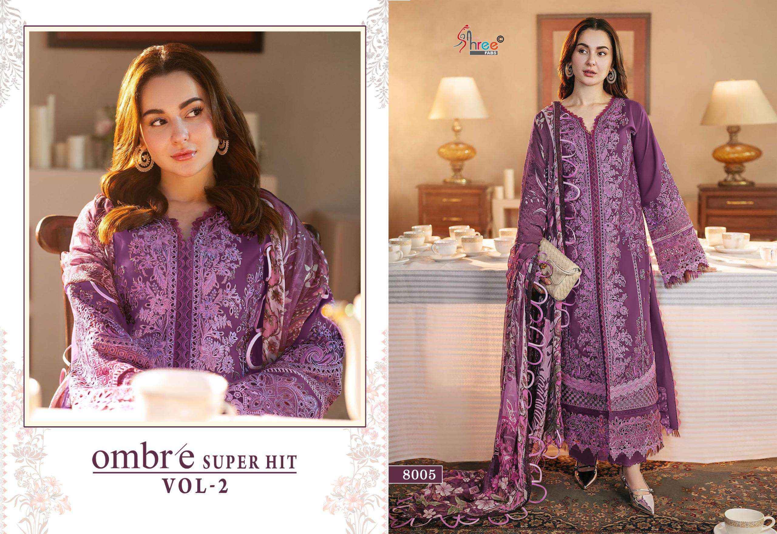 Shree Fabs Ombre Super Hit Vol 2 Cotton Dress Material 6 pcs Catalogue