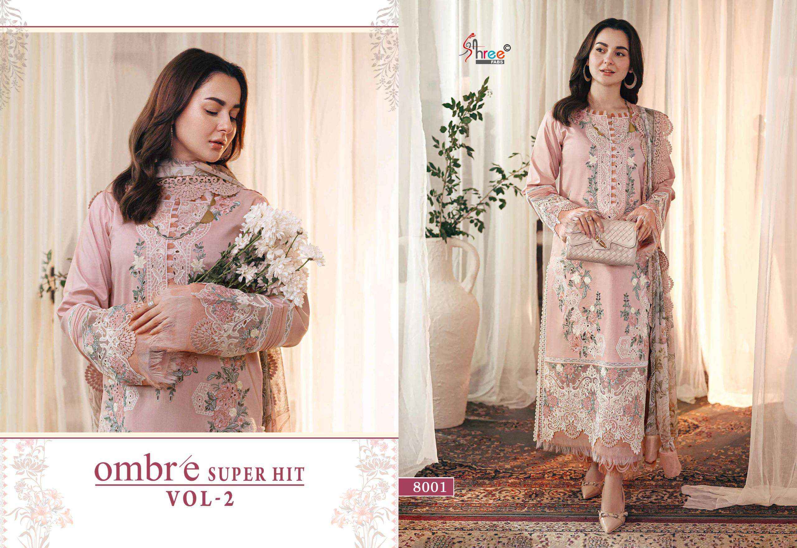 Shree Fabs Ombre Super Hit Vol 2 Cotton Dress Material 6 pcs Catalogue