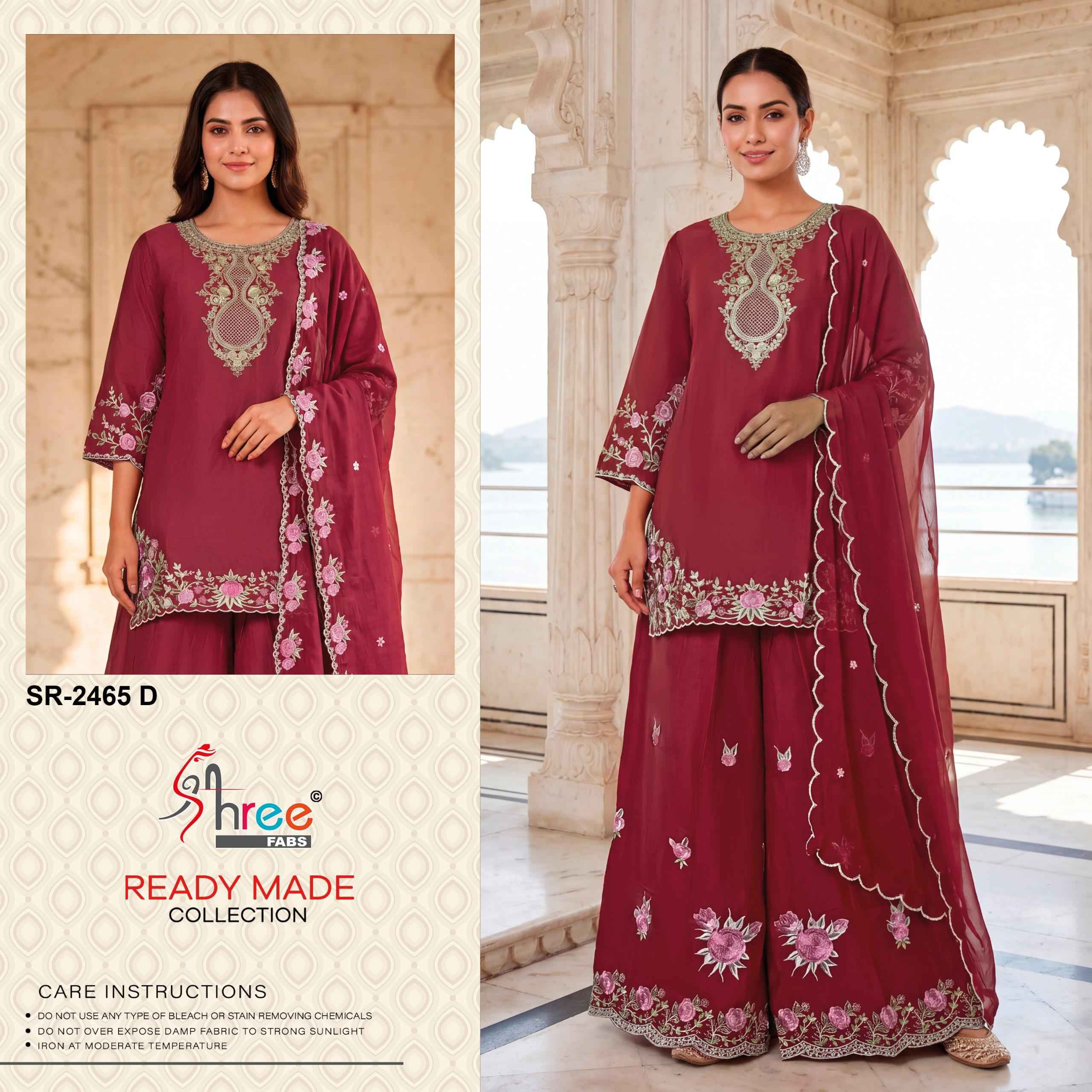 Shree Fabs SR 2465 Readymade Cambric Cotton Dress 4 pcs Catalogue