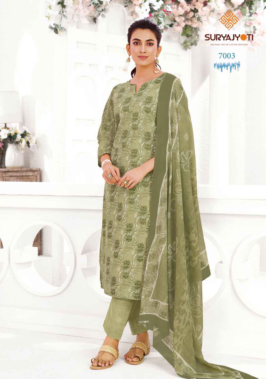Suryajyoti Ice Look Vol 7 Readymade Cotton Dress 10 pcs Catalogue