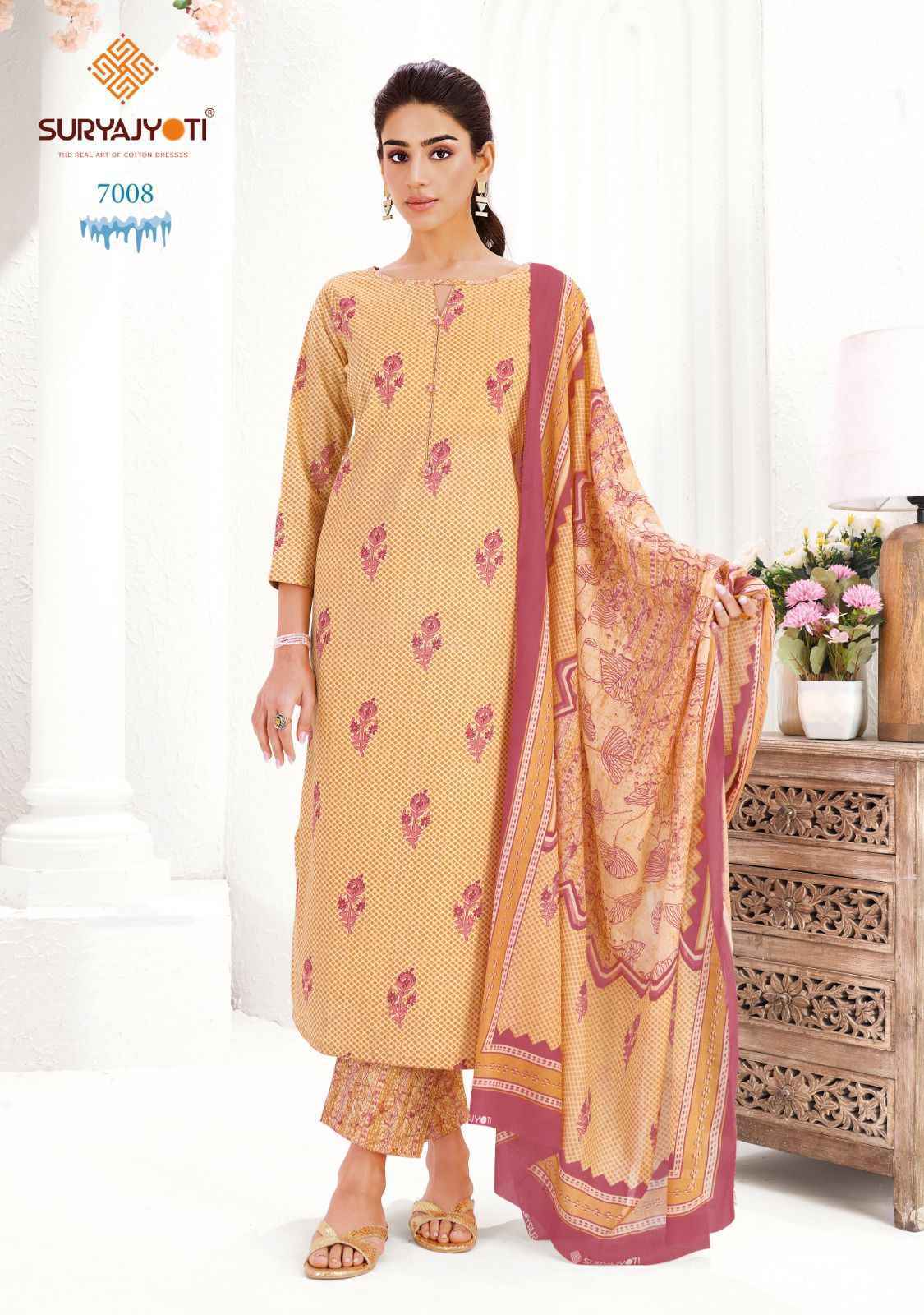 Suryajyoti Ice Look Vol 7 Readymade Cotton Dress 10 pcs Catalogue