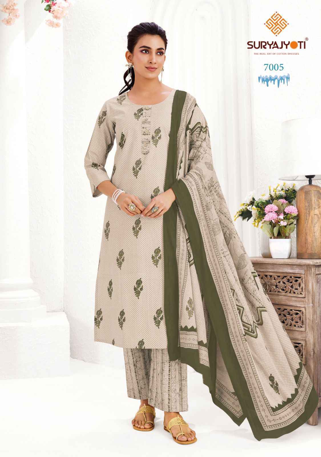 Suryajyoti Ice Look Vol 7 Readymade Cotton Dress 10 pcs Catalogue