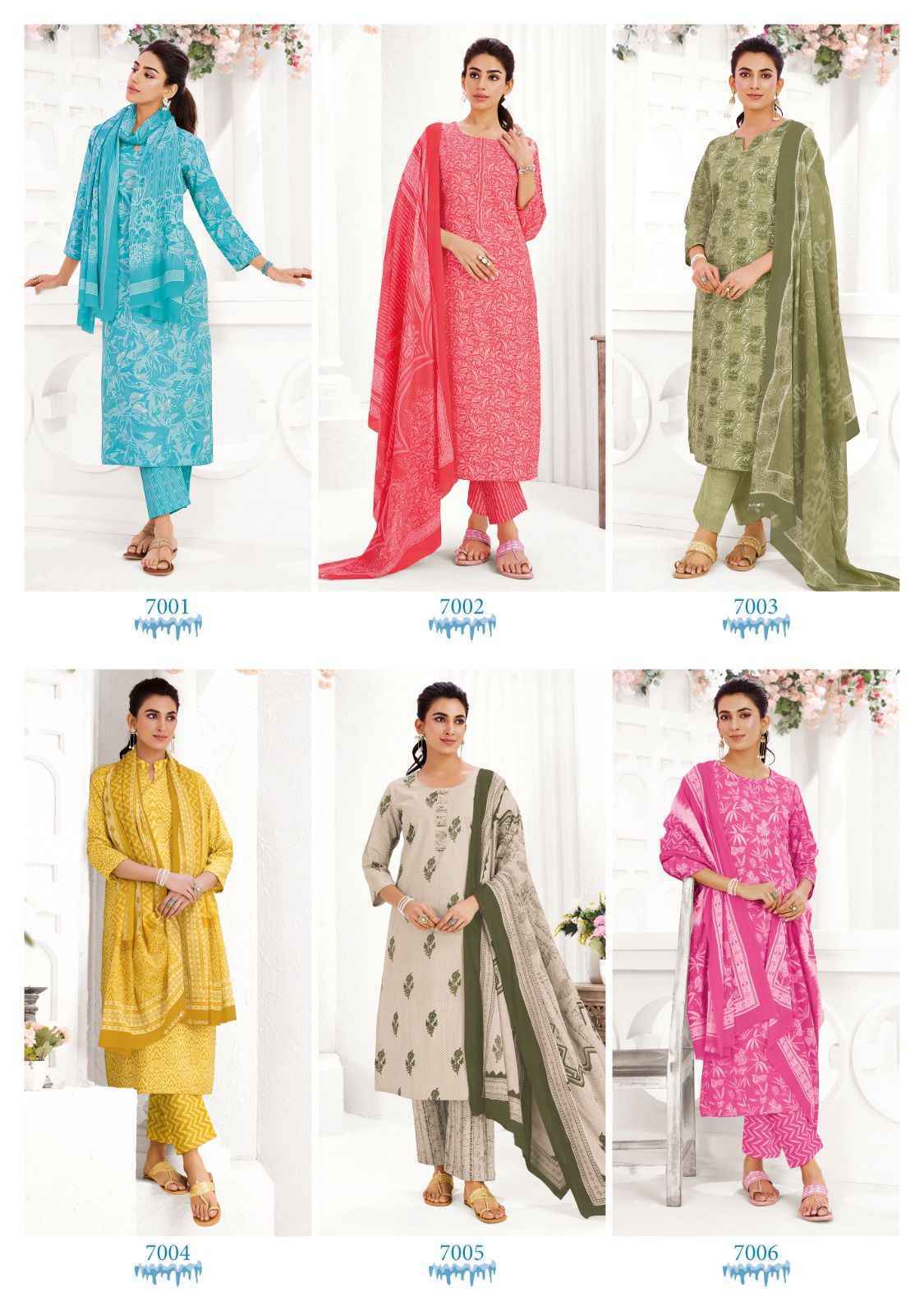 Suryajyoti Ice Look Vol 7 Readymade Cotton Dress 10 pcs Catalogue