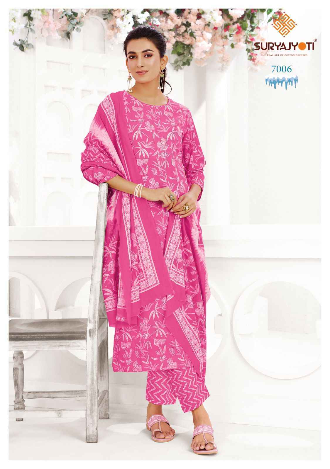 Suryajyoti Ice Look Vol 7 Readymade Cotton Dress 10 pcs Catalogue