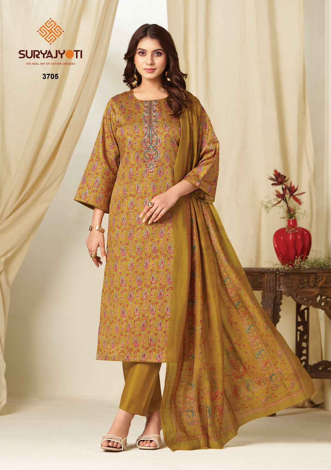 Suryajyoti Kalki Vol 37 Jam Satin Dress Material 8 Pcs Catalouge