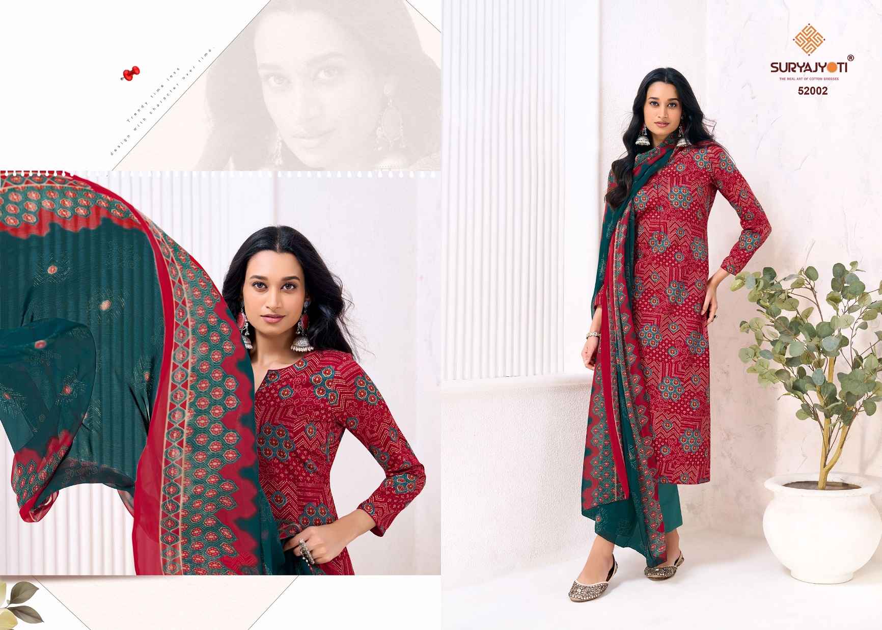 Suryajyoti Naishaa Vol 52 Jam Satin Dress Material 10 pcs Catalogue